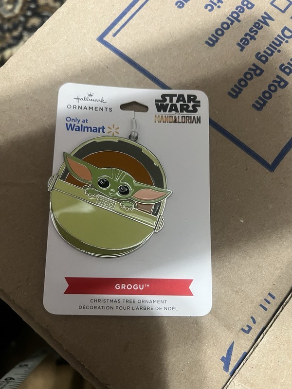 Hallmark GROGU THE CHILD Star Wars The Mandalorian 3in Flat Ornament