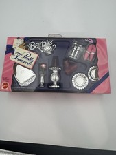 Barbie Pretty Treasures silver dining set- 1995 Mattel NIB  13761