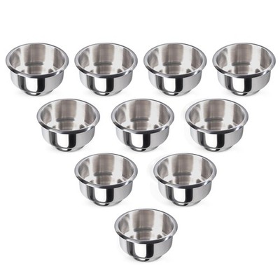 GSE Stainless Steel Cup Holder, Dropin Cup Holder Dual Size, 10Pack