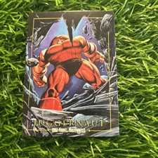 2024 SkyBox Marvel Masterpieces 92 Platinum Juggernaut #45 Clear Cut N4