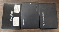 Lot of 3 1TB SATA SSD GOOD HEALTH MIX BRAND 0007