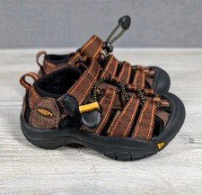 Keen Kids 6C Brown Waterproof Sport Sandals Hiking Outdoor Hook Loop Comfort
