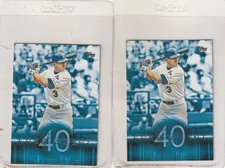 2- 2015  TOPPS  TOP 40 FREE AGENT  ALEX RODRIGUEZ   INV 11,162