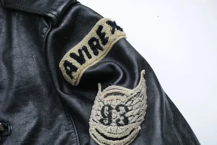 NEW Avirex Mens Daytona to L.A USA Black Tour 90s Motorcycle Leather Jacket NWT - Image 4 of 4
