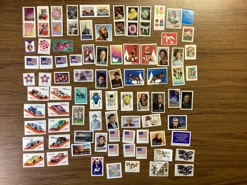 US Stamps 2016-2024 91 Different Singles & Pairs Collection Set Forever Stamps