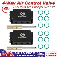 2 Set Tire Changer Machine Air Controlled Foot Pedal Valve For COATS 5030 6050