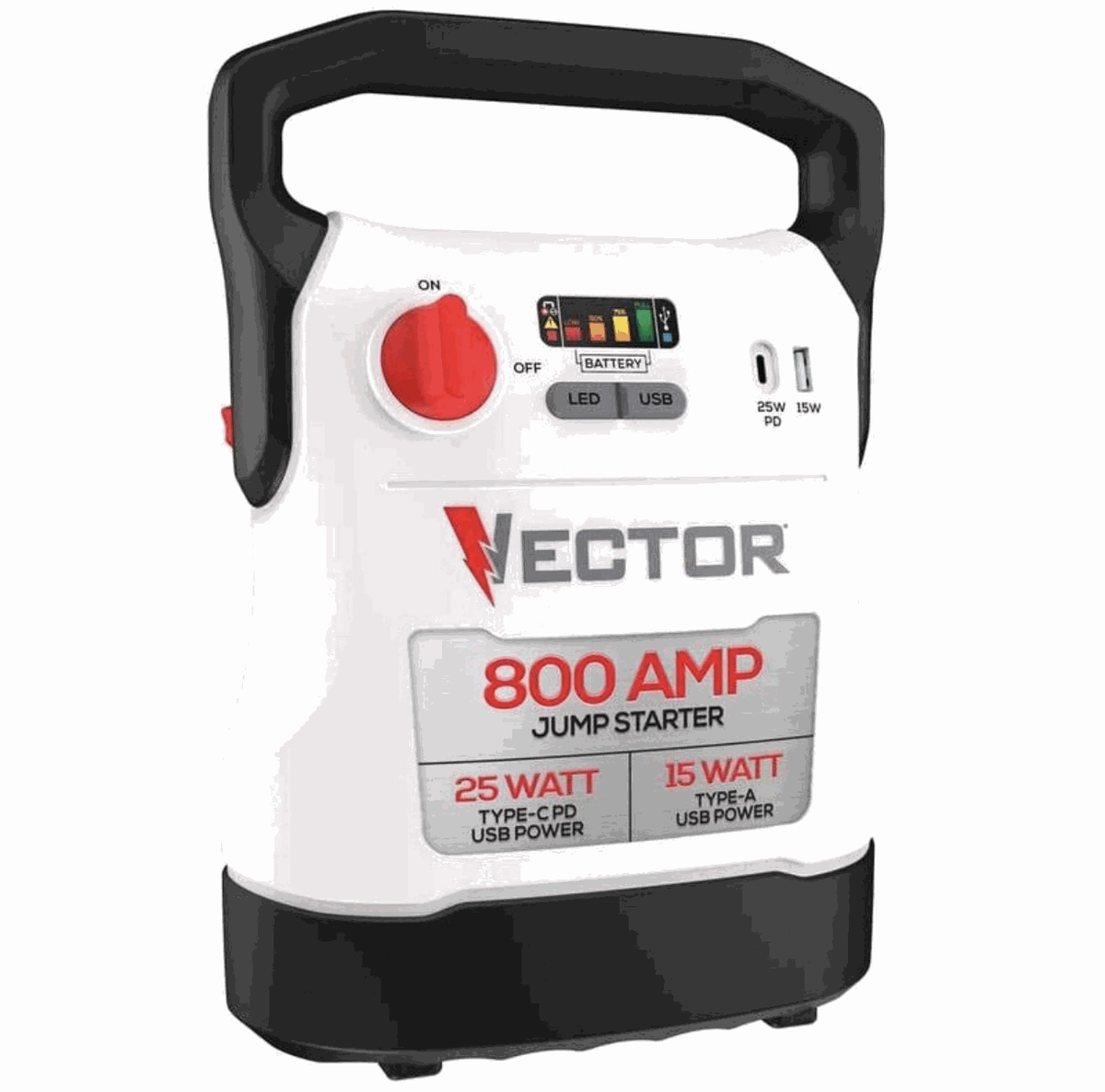 VECTOR 800 Amp Jump Starter with USB Power | eBay