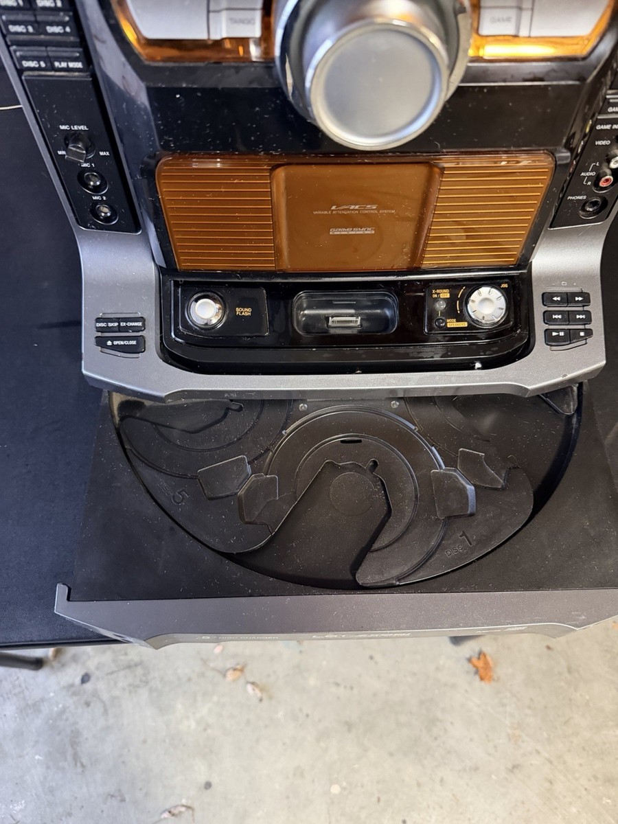Sony LBT-ZX99i Head Unit Only.No Speakers.Works But FACE IS LOOSE