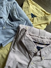 RALPH LAUREN MENS BUTTON DOWN LONG SLEEVE SHIRTS LOT OF 3 SIZE XL