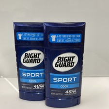 2X Right Guard Sport Cool Deodorant Antiperspirant 48 Hr 2.6 Oz