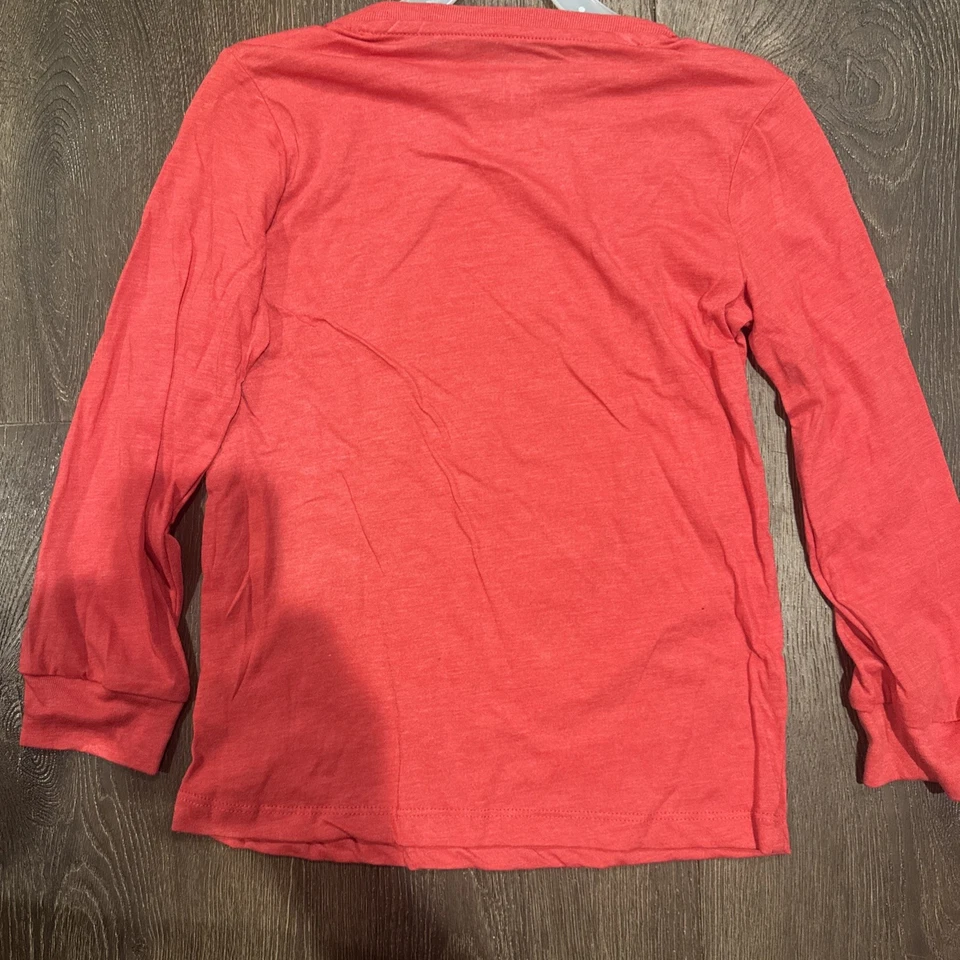 Elf Movie boys NWT long sleeve holiday Tee L 10/12 Will Ferrell Santa I Know Him - Image 2 of 2