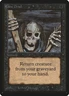 Raise Dead Limited Edition Beta HP MTG