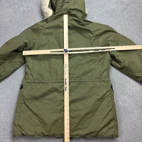 N 3B Jacket Adult Small Green Army Extreme Cold Parka Snorkel Outdoor Hood Men* - Picture 9 of 11