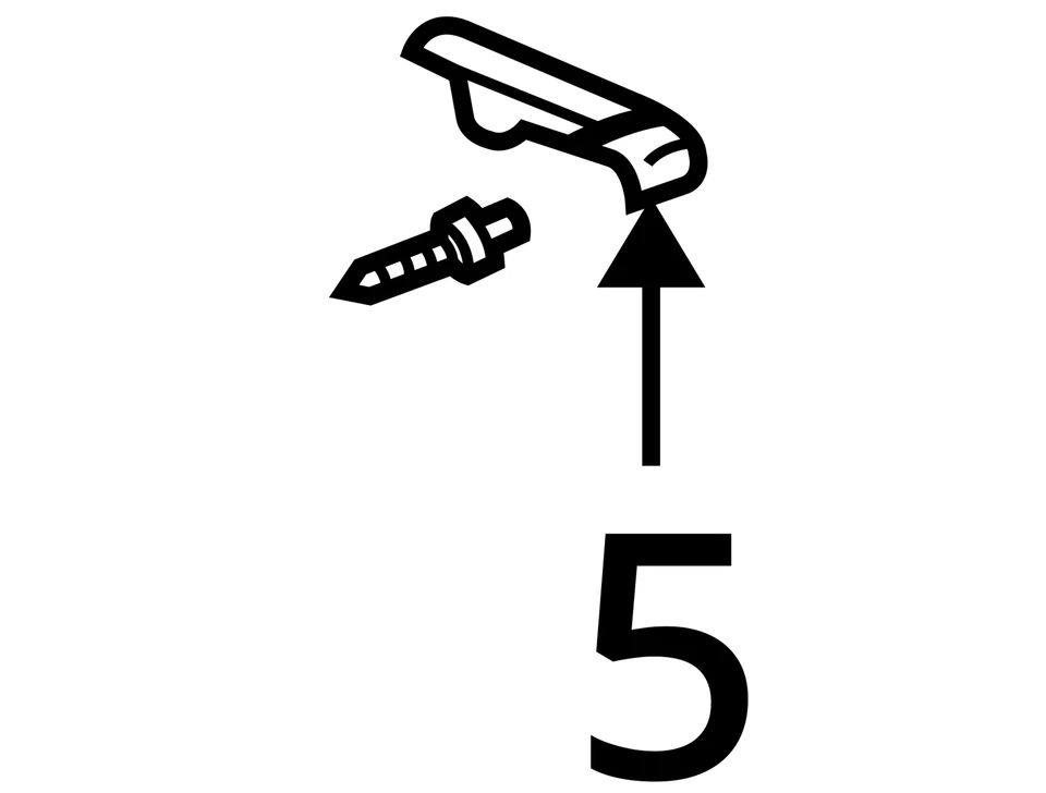 FITS 1999-2005 PONTIAC GRAND AM BRACKET RR BPR FASCIA SI 22619663 - NEW OEM - Image 4 of 4