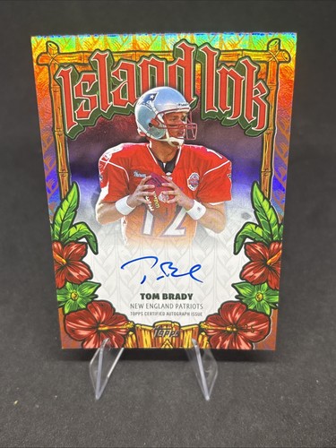 TOM BRADY "GOAT" Island Ink Auto 14/25 2026 Topps Flagship
