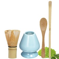 KüChe Matcha Tee Pulver Schneebesen Matcha Tee-Werkzeuge Bambus ZubehöR Bambus