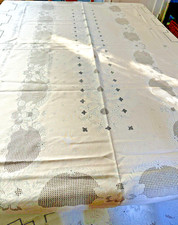 Unbranded Multicolor Traditional Floral Cotton Blend 62" X 94" Tablecloth