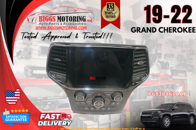 2019-2022 Jeep Grand Cherokee 8.4'' Dash Display Screen