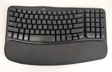 Logitech Wave Keys MK670 Combo Wireless Ergonomic Keyboard Graphite w/ Dongle