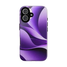 Purple Wave Phone Case, Tough Phone Cover, Stylish Cell Phone Accessory, [...]