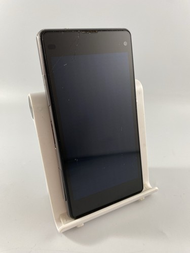 Sony Xperia Z1 Compact schwarz 16GB 20,7MP Android Smartphone gesprungen defekt #B