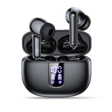 Earphones, Black, With Charging Case, Connection 