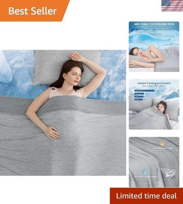Cooling Blanket for King Bed - Stay Cool with Arc-Chill Technology, 108'' x 90''