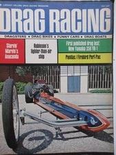 DRAG RACING Magazine Vtg Race Dragster Hot Rod July 1967 