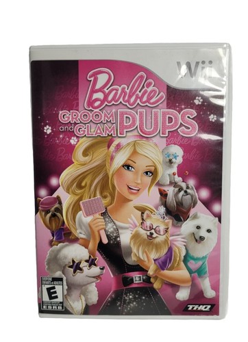 Barbie: Groom and Glam Pups (Nintendo Wii, 2010)  Cleaned/Tested Video Game - Picture 1 of 4