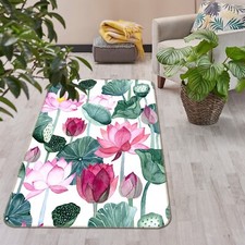 3D Handgemalter Rosa Lotus NAM8016 Spiel Teppich Mat Elegant Foto Teppich Fay
