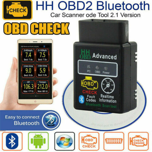 OBD2 Mini  Scanner, OBD II Diagnostic Scan Tool Car Code Reader for Android - Picture 1 of 7