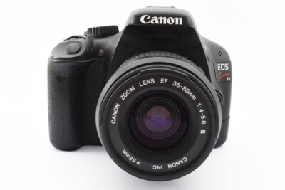 Canon EOS Kiss X4 DSLR Camera + Standard Lens Kit 15.1MP Used rare