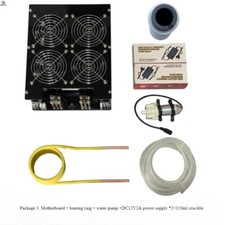 Máquina de calefacción por inducción para horno de fusión de alta temperatura de hierro y cobre dorado plateado
