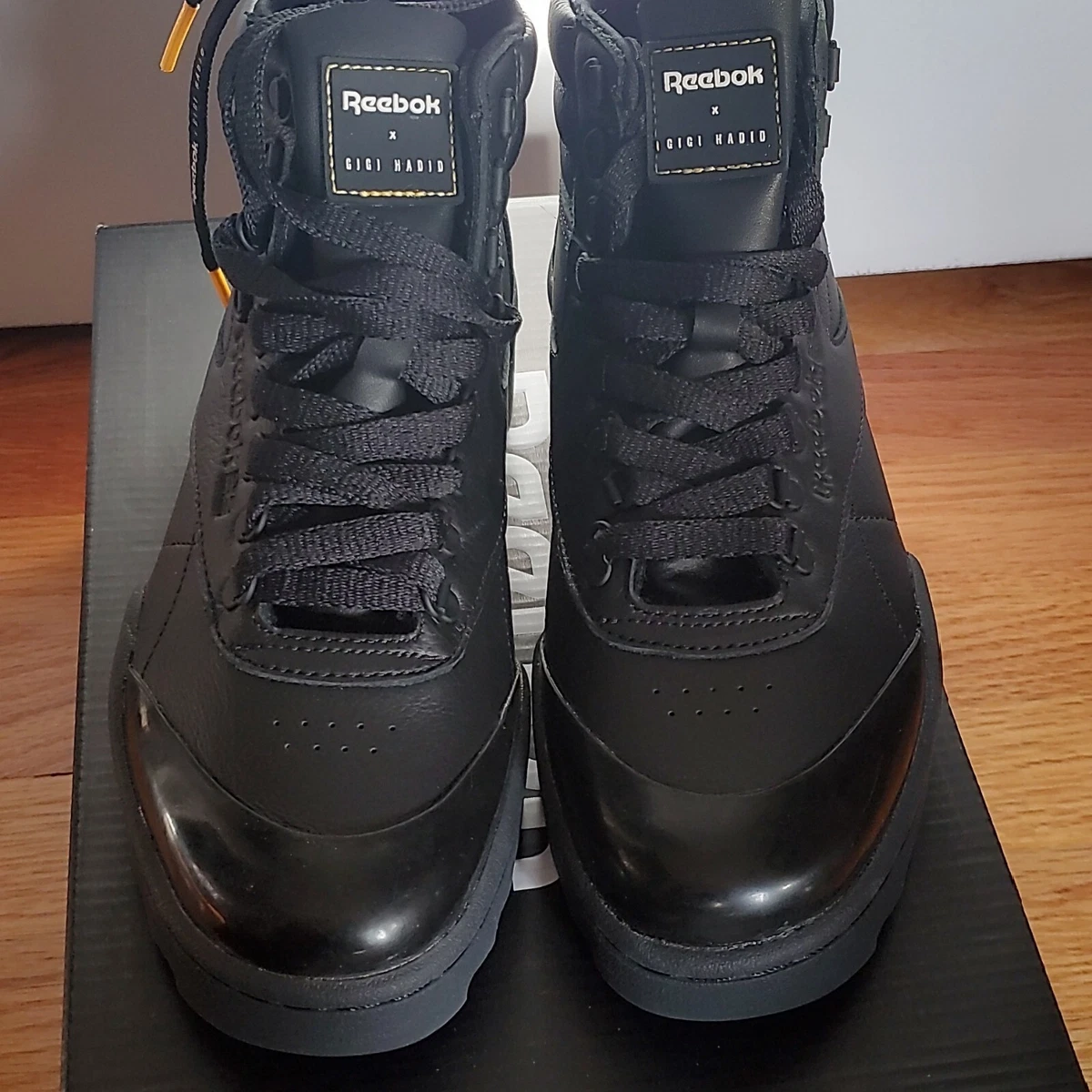 Reebok Freestyle High Nova Ripple x Gigi Hadid Black Size 6 eBay