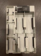 Radio Shack Battery Rack Tester Holder  AA C D Hanging Vintage READ DESCRIPTION