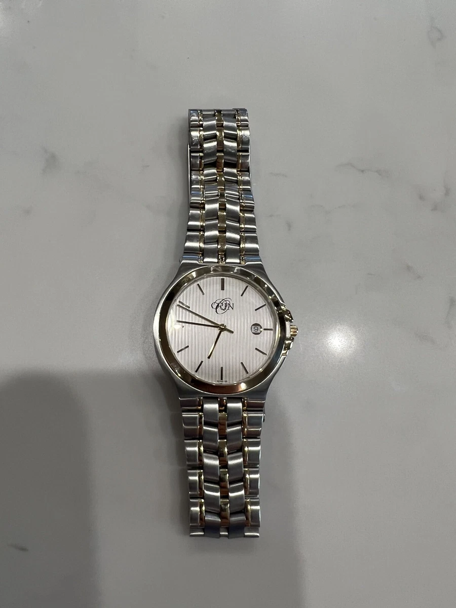 Orin Jewelers Two Tone Watch. Perfect Condition Time And Date On. See Pictures