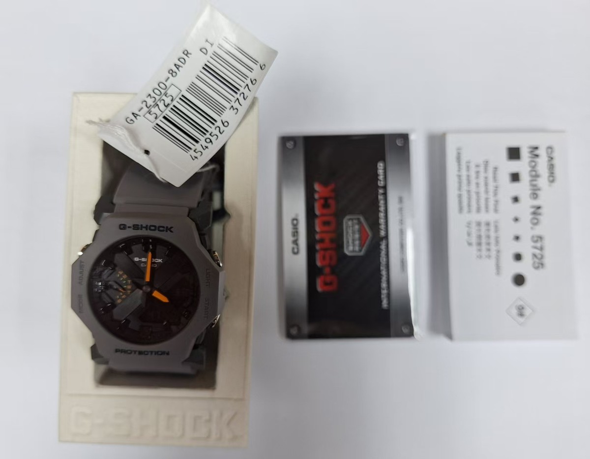 Casio G-SHOCK GA-2300-8A Analog Digital Men's Watch Limited Gray
