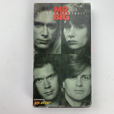Mr Big A Group Portrait VHS (Needs Repaired)