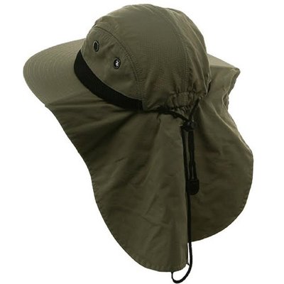 mens hat with neck cover