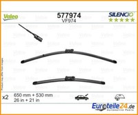 Wischblatt Silencio Flat Blade Set Valeo 577974 FüR Vw Atlas