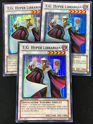 YUGIOH T.G. HYPER LIBRARIAN REDU-ENSE1 SUPER X3 (MP)