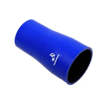 6" Length 4-Ply High Temp 2.75" to 3" ID Reducer Coupler Silicone Hose BLUE