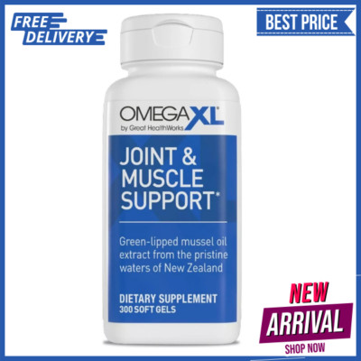 Omega XL 300 Capsules - Green Lipped Mussel Omega-3 Joint Relief Supplement