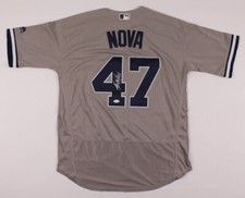 Ivan Nova Signed New York Yankees Signed Majestic MLB  Jersey (JSA COA)