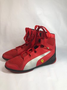 puma ferrari shoes high top red