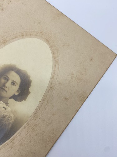 Women's portrait Malba Vintage Studio Photograph on Board - Picture 5 of 9
