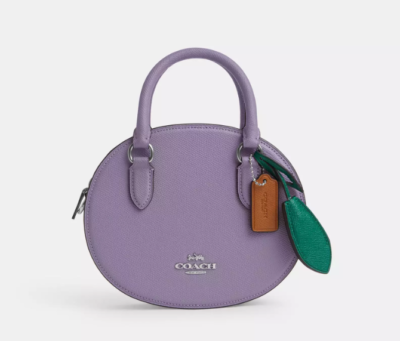 NWT COACH BLUEBERRY CROSSBODY BAG CR253 CROSSGRAIN LEATHER PURSE