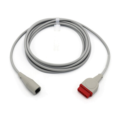 11pin to Abbott IBP Pressure Transducer Trunk Cable Compatible with GE Marquette