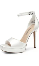 Dream Paris Women’s Stiletto High Heels Platform Ankle Strap Square Open Toe