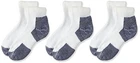 thorlos Jmx Maximum Cushion Ankle Running Socks X-Large White/Navy (3 Pair)